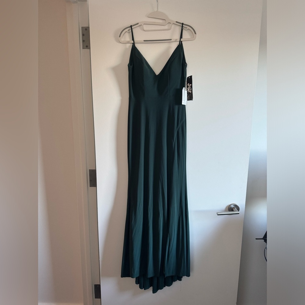 Jump apparel floor length green spaghetti strap dress, from Nordstrom, nwt